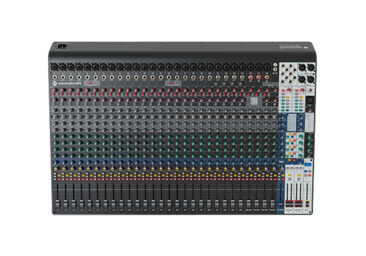 Soundcraft Signature Plus 32, 32-Channel Analog Mixer with Lexicon Effects and 4x4 USB-C Interface
