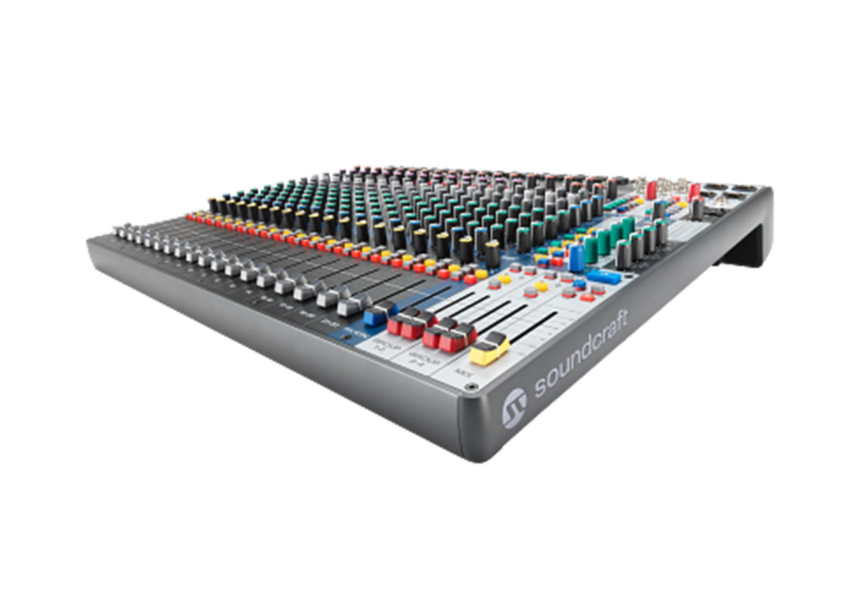 Soundcraft Signature Plus 22, 22-Channel Analog Mixer with Lexicon Effects and 4x4 USB-C Interface