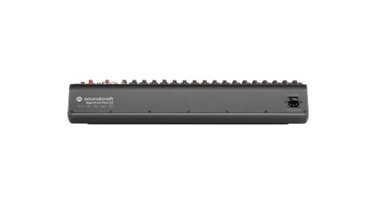 Soundcraft Signature Plus 22, 22-Channel Analog Mixer with Lexicon Effects and 4x4 USB-C Interface