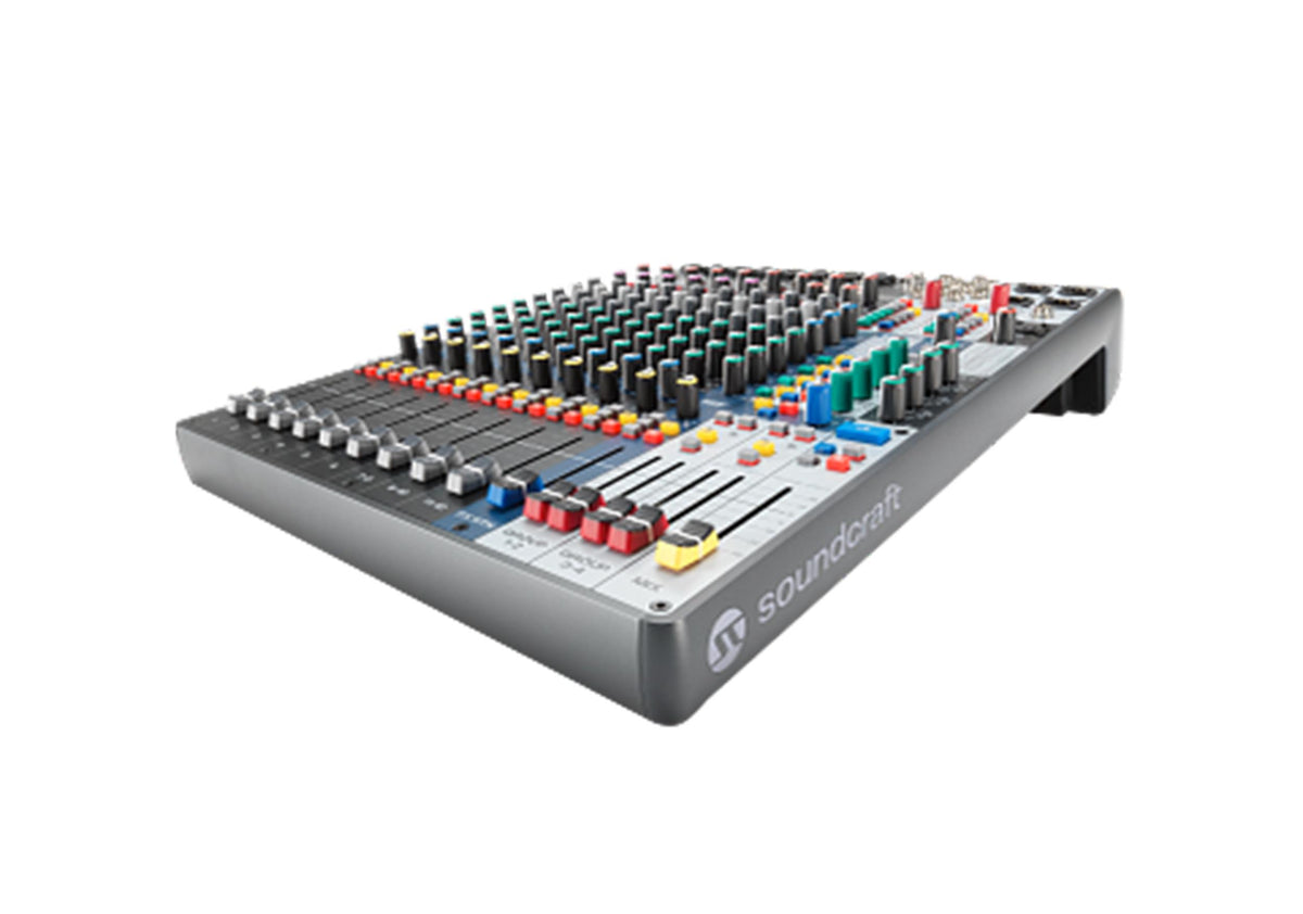 Soundcraft Signature Plus 12, 12-Channel Analog Mixer with Lexicon Effects and 4x4 USB-C Interface