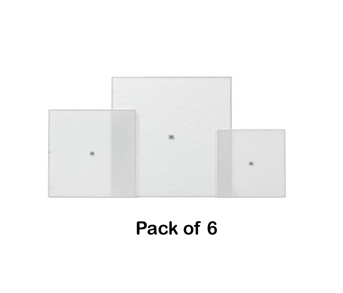 JBL MTC-424SG 6-Pack Square Magnetic Speaker Grilles