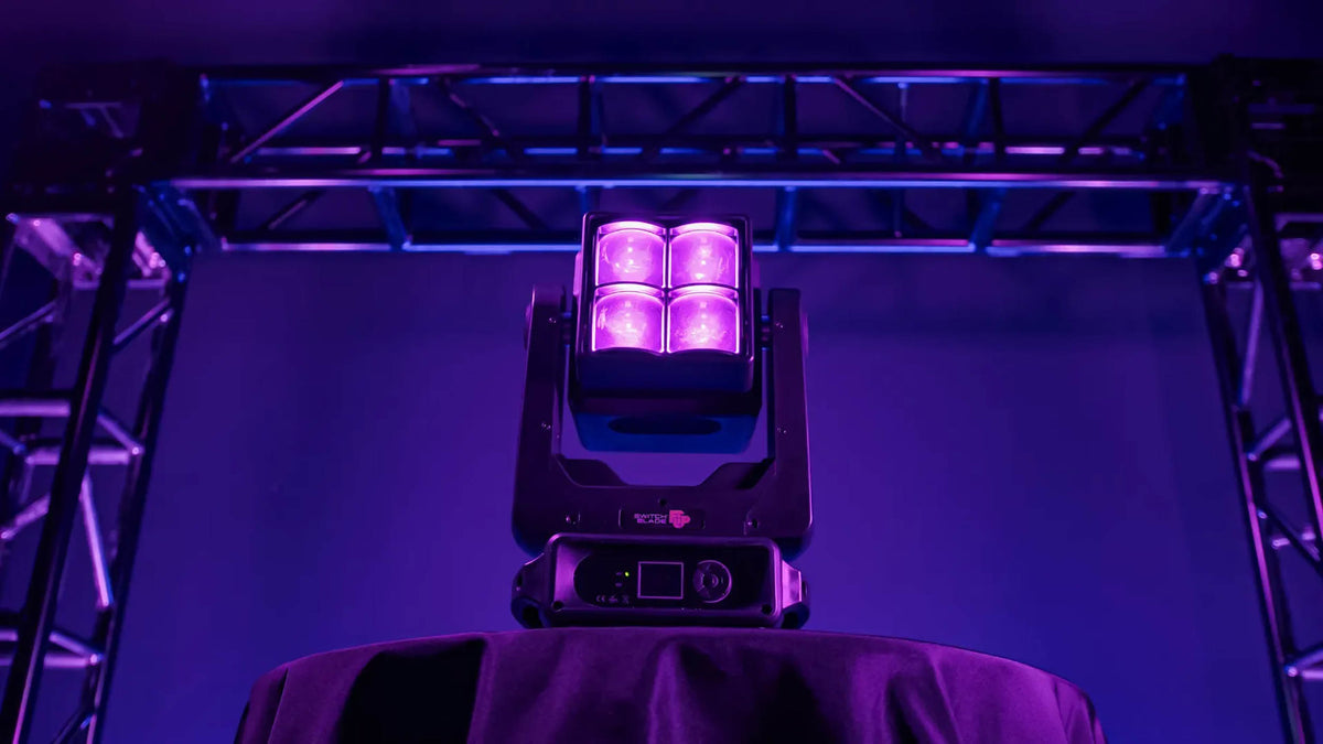 Blizzard Lighting Switch Blade Flip Dual-Faced RGBW Hybrid Moving Head