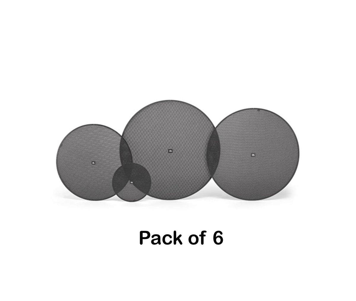JBL MTC-442BG 6-Pack Round Speaker Magnetic Grilles