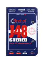 Radial Engineering J48 Stereo 2 Channel Active Direct Box with 48V Phantom Power
