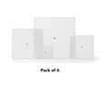 JBL MTC-440SG Square Magnetic Grille for Control 440CS/T and 447HC White with Safety Tethers - 6 Packs