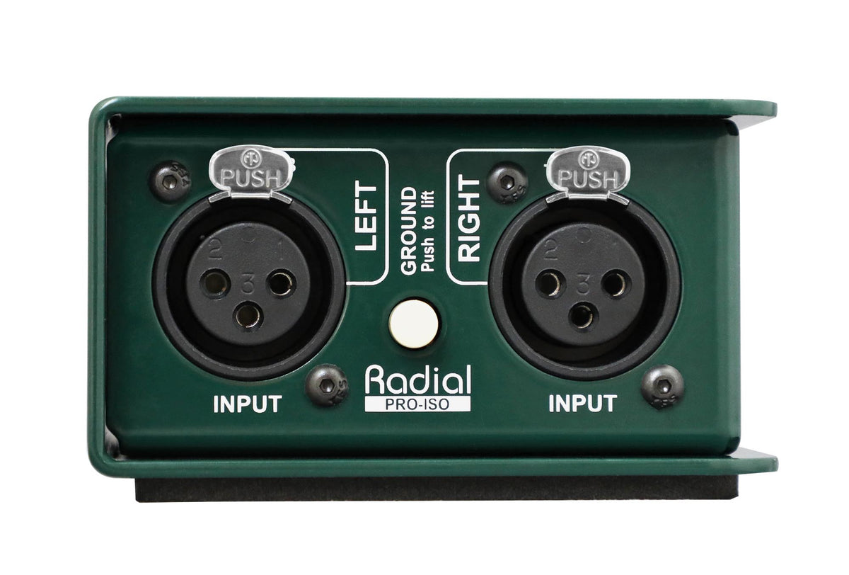 Radial Engineering Pro Iso Stereo Line Isolator with Transformer Isolation and Level Control