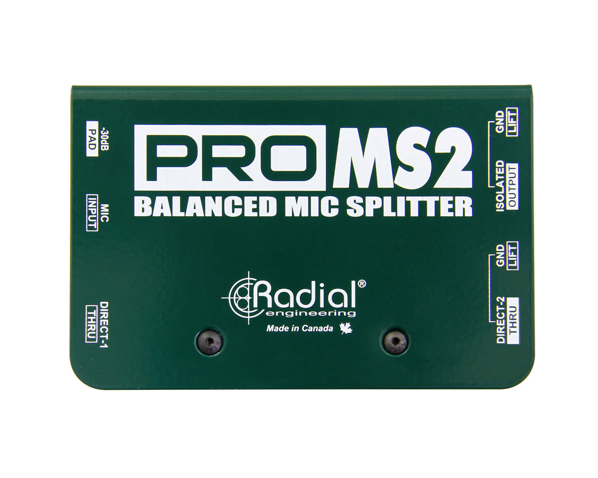 Radial Engineering ProMS2 Stereo Line Isolator with Transformer Isolation and Level Control