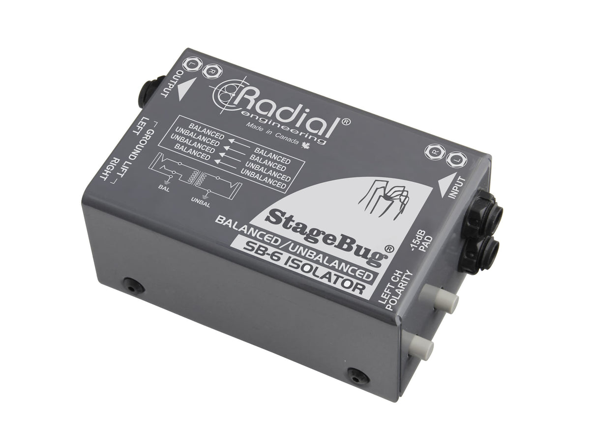 Radial Engineering SB-6 Stereo Signal Isolator with Ground Lift