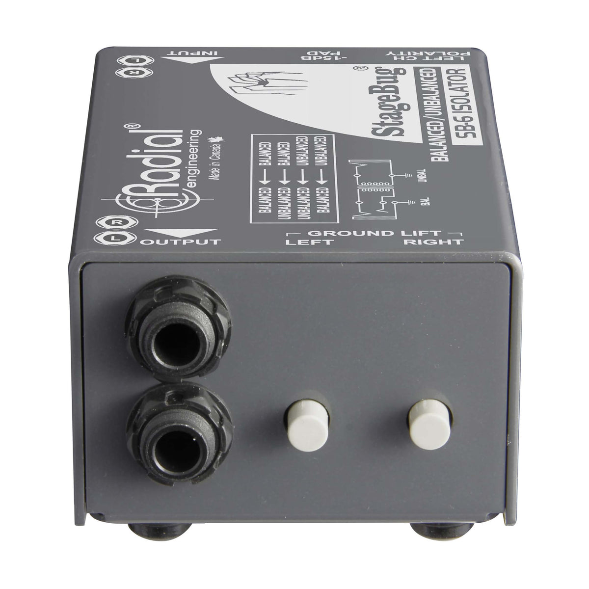 Radial Engineering SB-6 Stereo Signal Isolator with Ground Lift