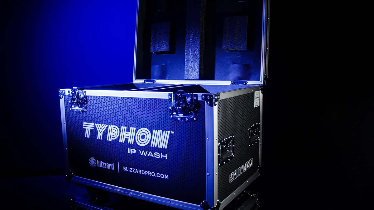 Blizzard Lighting Typhon IP Wash IP65 Outdoor-Rated RGBW LED Moving Head Wash