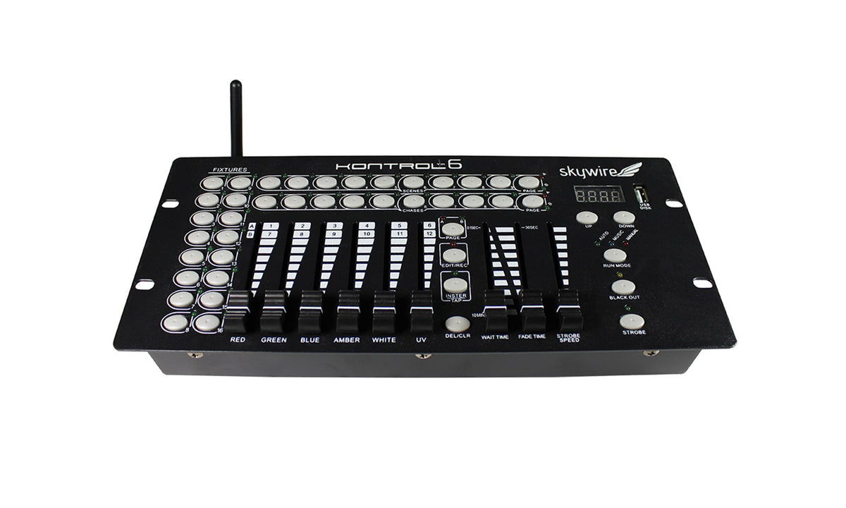 Blizzard Lighting Kontrol 6 Skywire Wireless DMX Controller for 16x 12-Channel Fixtures