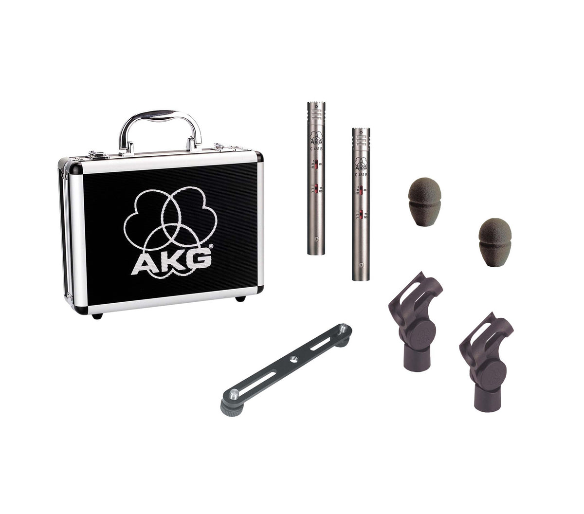 AKG C451 B Matched Pair Small-Diaphragm Condenser Microphones