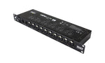 Blizzard Lighting Pipeline Twin 8, Output 3 Pin and 5 Pin Isolated DMX Splitter and Signal Booster