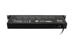 Blizzard Lighting Pipeline Twin 8, Output 3 Pin and 5 Pin Isolated DMX Splitter and Signal Booster