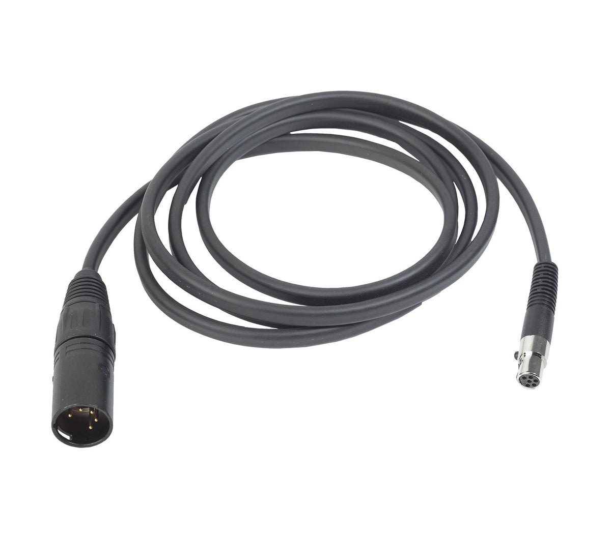 AKG MK HS XLR 5D Headset Cable 6-Pin Mini XLR to 5-Pin XLR Male for Cameras and Intercoms