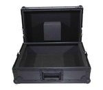ProX T-TTBL Flight Case for Turntable with Foam Kit - Black on Black