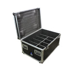Blizzard Lighting SkyBox Case 8, Road Case for 8 SkyBox LED Par Fixtures with Padded Interior and 3-Inch Locking Casters