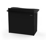 ProX XFH-MOVEBL Humpter MOVE Portable Folding DJ Booth Lightweight Aluminum Frame with Scratch Resistant Tabletop - Black