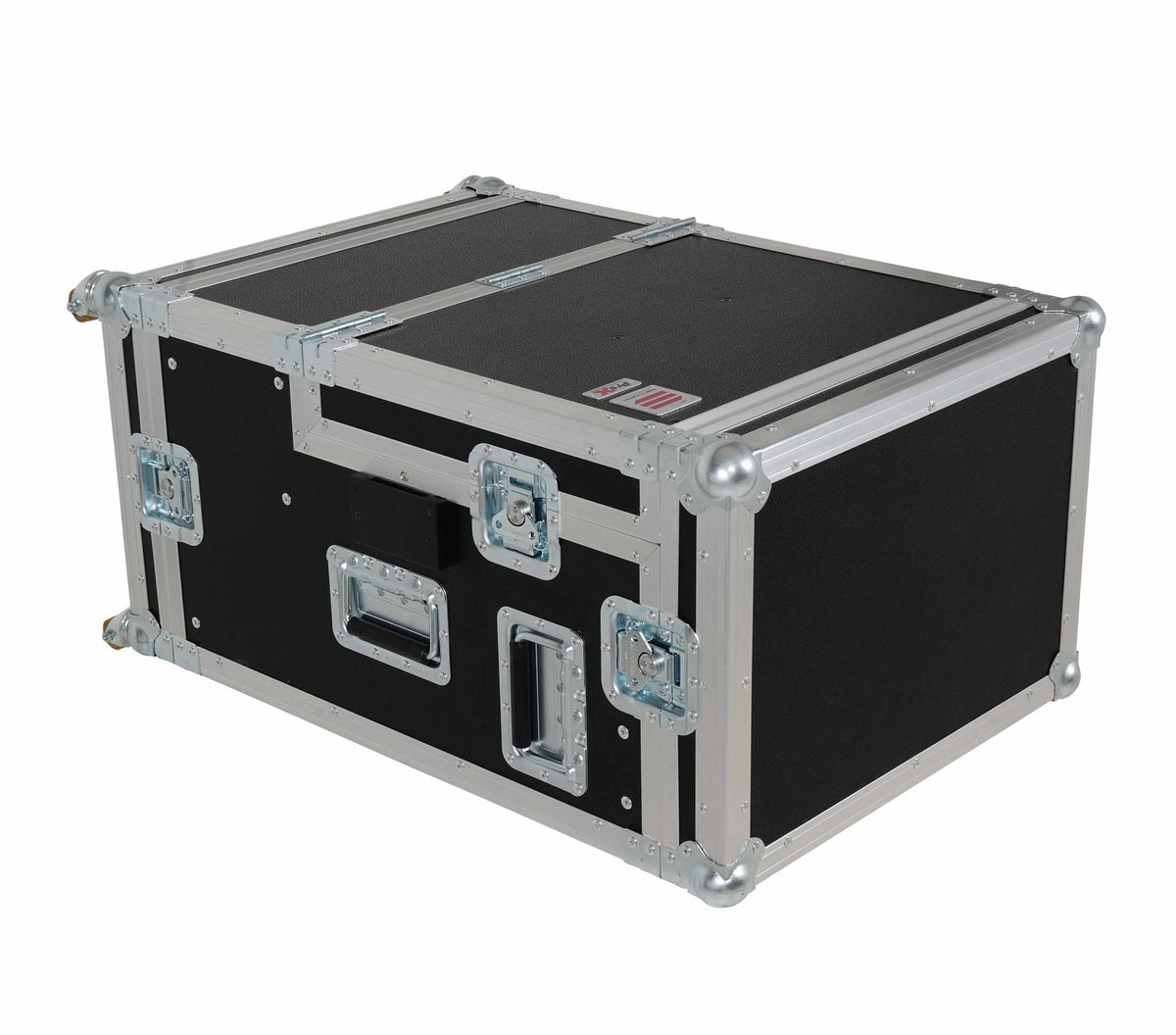 ProX XSM-AVFCREGIE4 Broadcast Regie Production Video Controller Flight Case 4U Rack Bay with Monitor Mount