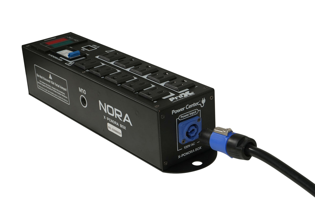 B-Stock: ProX X-PCNORA Box, 10 Way Power Distribution Compact Box for Powerkon to Edison
