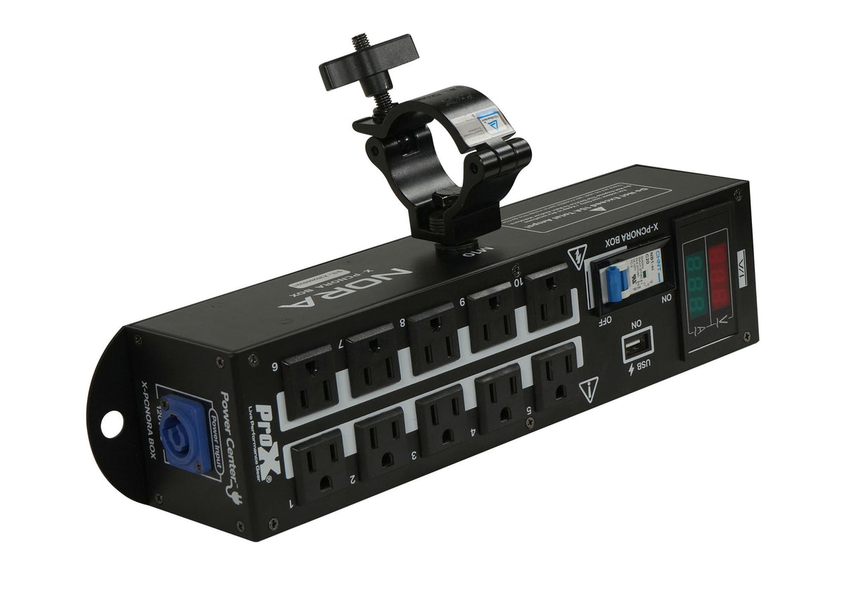 B-Stock: ProX X-PCNORA Box, 10 Way Power Distribution Compact Box for Powerkon to Edison