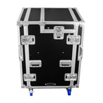 Odyssey FLYPACK1 Portable Video Production Workstation Flight Case with 12U and 4U Rack Space