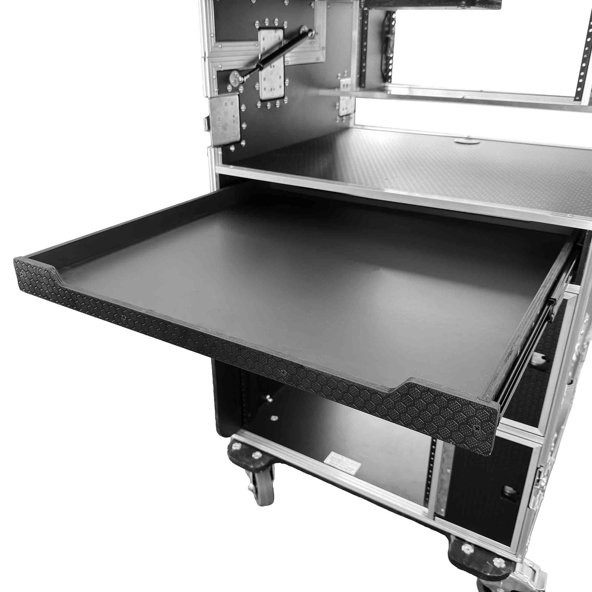 Odyssey FLYPACK1 Portable Video Production Workstation Flight Case with 12U and 4U Rack Space