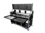 Odyssey FLYPACK3 Portable Triple Bay Video Production Workstation Flight Case with 3 x 12U and 3 x 4U Rack Space