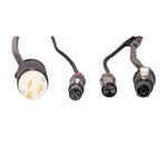 Accu-Cable AACXLR-25 Power/Audio Combo Cable with XLR Audio and Locking IP Power in One Jacket - 25 Foot