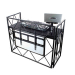 Odyssey ATRUSSDJBOOTH01 Truss Style DJ Booth with 55.5 Inch Wide Work Surface