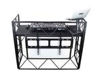 Odyssey ATRUSSDJBOOTH01 Truss Style DJ Booth with 55.5 Inch Wide Work Surface
