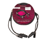 Accu-Cable AACXLR-L-10 Power/Audio Combo Link Cable with Balanced XLR - 10 Foot