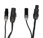 Accu-Cable AACXLR-L-10 Power/Audio Combo Link Cable with Balanced XLR - 10 Foot