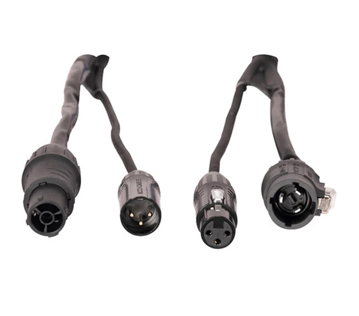 Accu-Cable AACXLR-L-10 Power/Audio Combo Link Cable with Balanced XLR - 10 Foot
