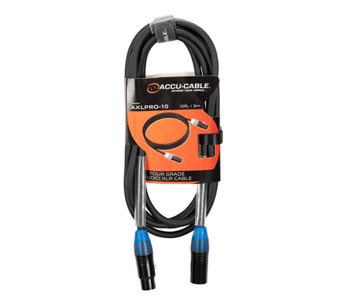 Accu-Cable AXLPRO-10 10ft Premium Balanced XLR Cable