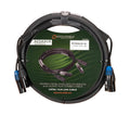 Accu-Cable AC5AXLR-10 CAT5/XLR Link Combo Cable with Shielded Locking CAT5 - 10 Foot