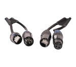Accu-Cable AC5AXLR-10 CAT5/XLR Link Combo Cable with Shielded Locking CAT5 - 10 Foot
