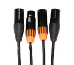 Accu-Cable AC5AXLR-100 CAT5/XLR Link Combo Cable with Shielded Locking CAT5 - 100 Foot