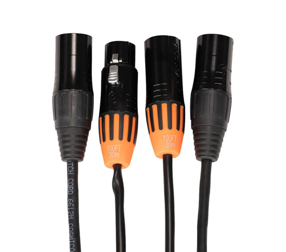 Accu-Cable AC5AXLR-100 CAT5/XLR Link Combo Cable with Shielded Locking CAT5 - 100 Foot