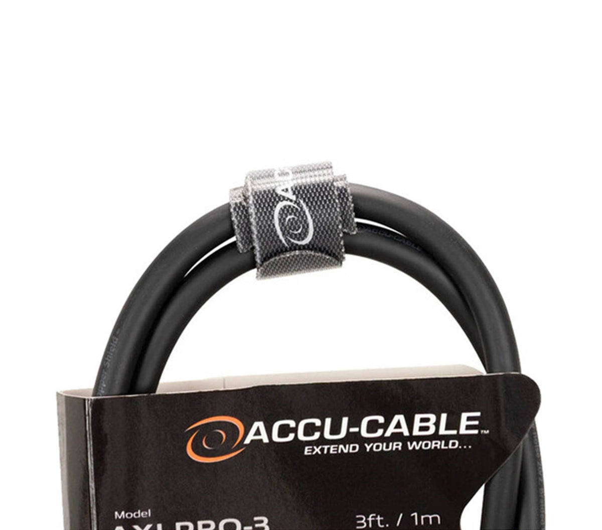 Accu-Cable AXLPRO-3 Premium Balanced XLR Cable - 3ft