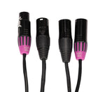Accu-Cable AC5AXLR-150 CAT5e/XLR Link Combo Cable with Shielded Locking CAT5e and 3-Pin XLR - 150 Foot