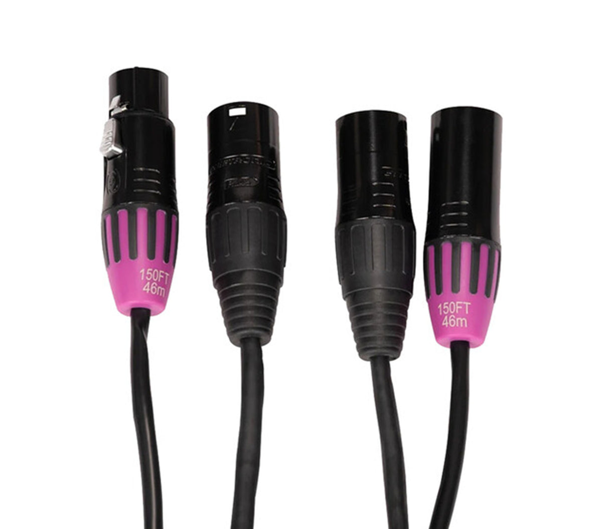 Accu-Cable AC5AXLR-150 CAT5e/XLR Link Combo Cable with Shielded Locking CAT5e and 3-Pin XLR - 150 Foot