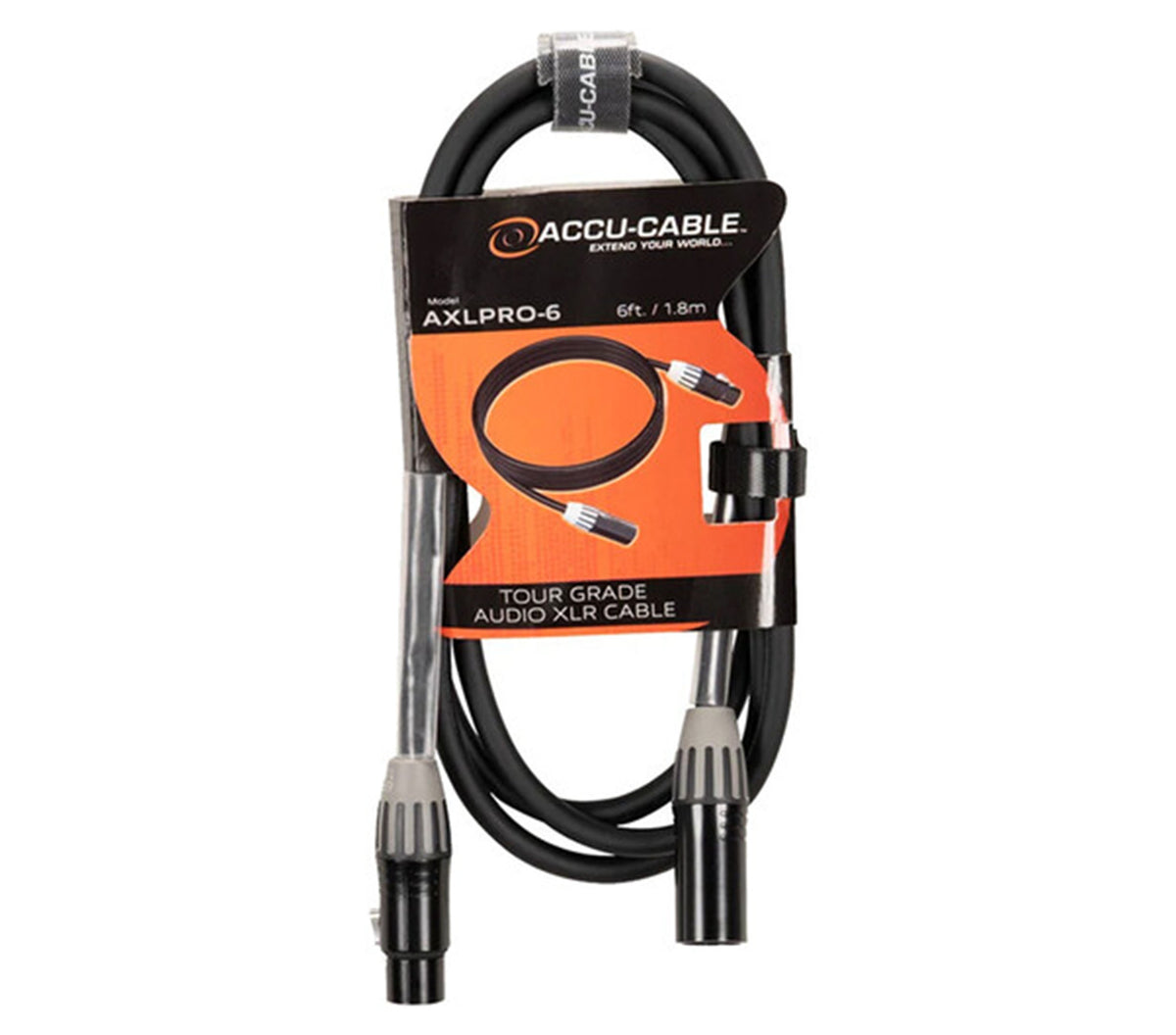 Accu-Cable AXLPRO-6 Premium Balanced XLR Cable - 6 ft