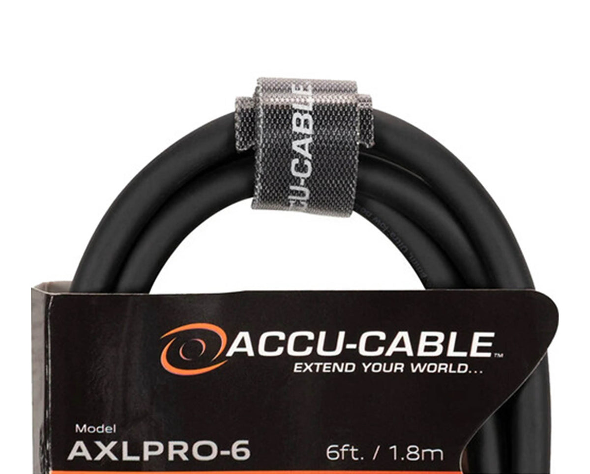 Accu-Cable AXLPRO-6 Premium Balanced XLR Cable - 6 ft