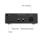 Universal Audio UA-VOLT-1-G2-U Volt 1 Gen 2 USB Audio Interface 32-Bit Audio with Tone-Shaping Preamp and UAD Software