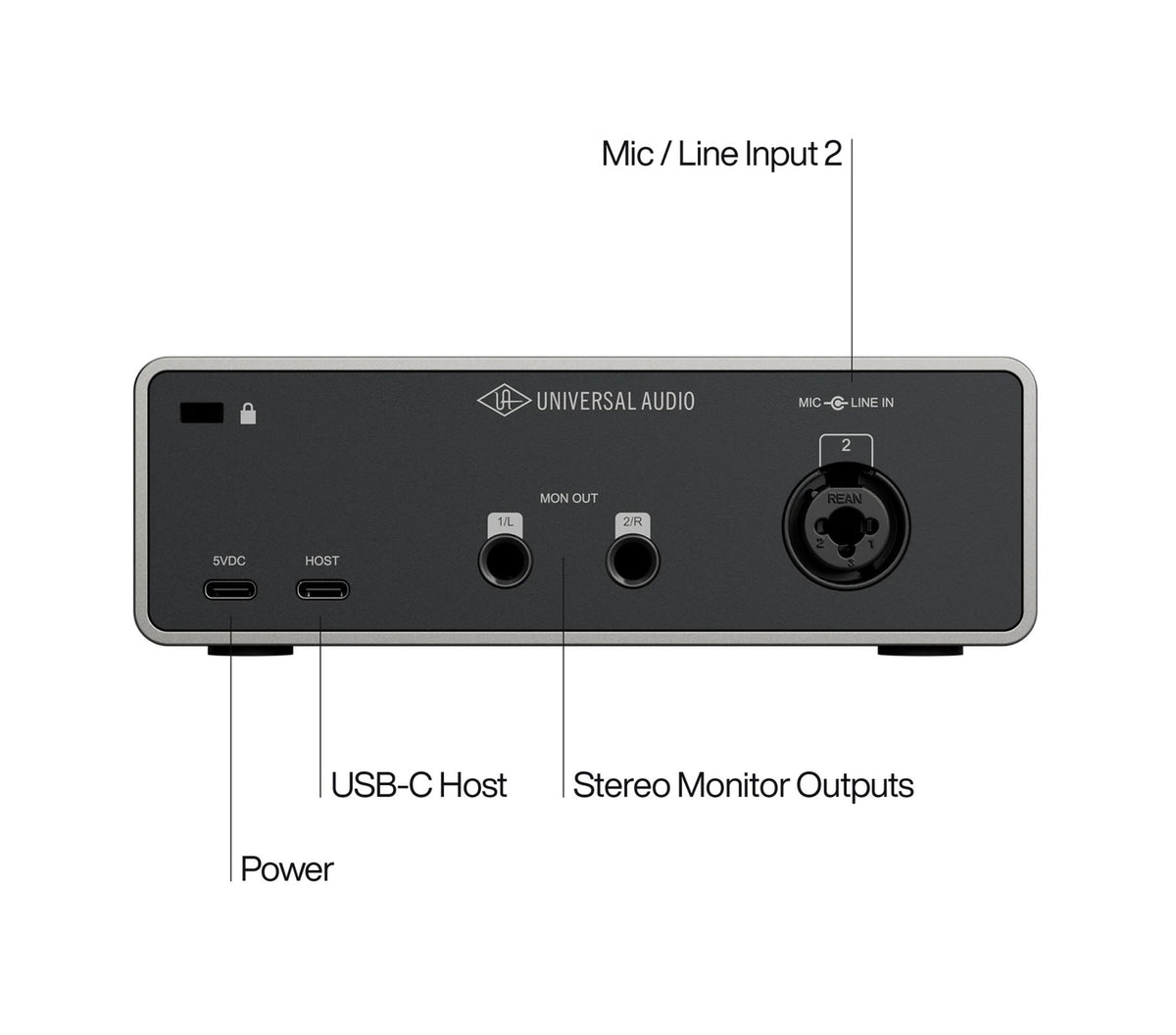 Universal Audio UA-VOLT-1-G2-U Volt 1 Gen 2 USB Audio Interface 32-Bit Audio with Tone-Shaping Preamp and UAD Software