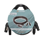 Accu-Cable SPD351 3 ft DMX Combo Cable with IP65 Power Rating