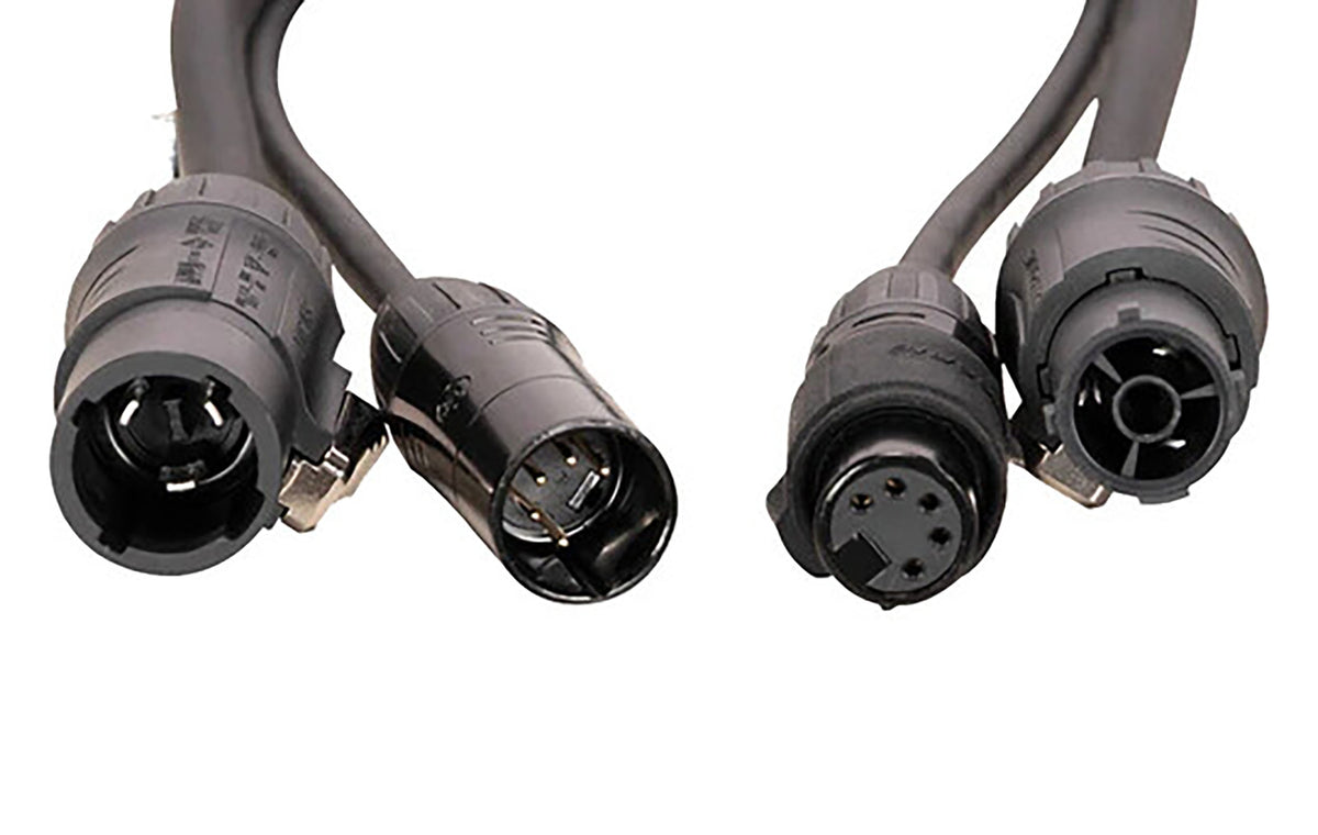 Accu-Cable SPD351 3 ft DMX Combo Cable with IP65 Power Rating