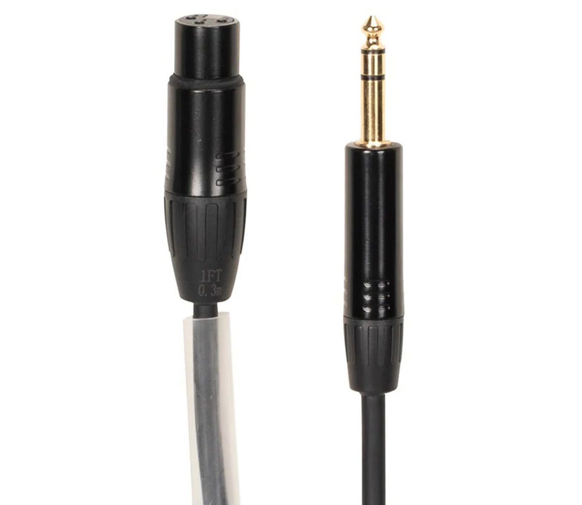 Accu-Cable ADPQXL-F TRS to XLR Female Audio Adapter Cable - 1ft by Accu Cable
