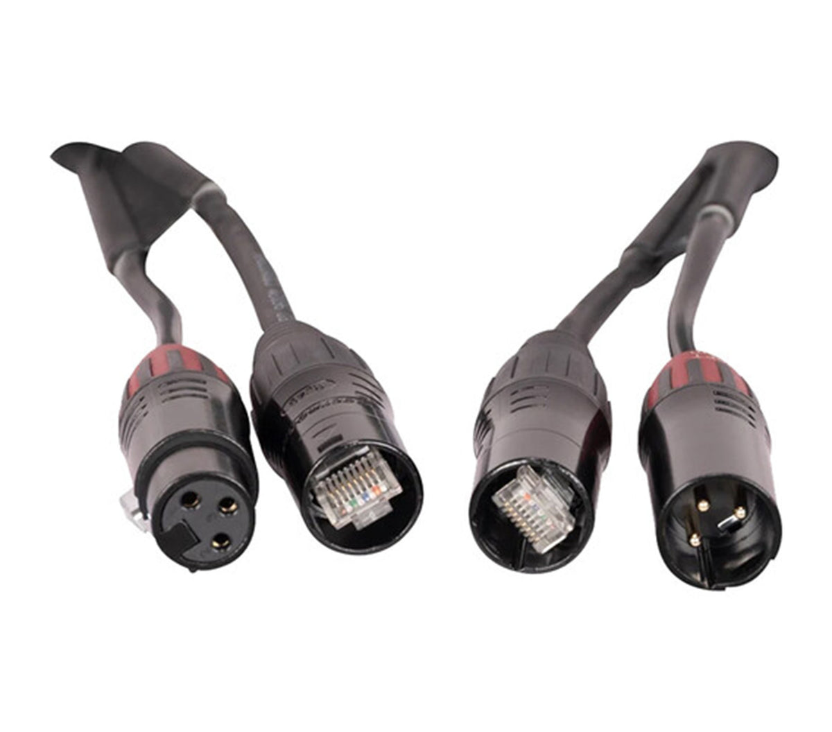 Accu-Cable AC5AXLR-25 25-Foot CAT5e/XLR Link Combo Cable with Shielded Locking CAT5e